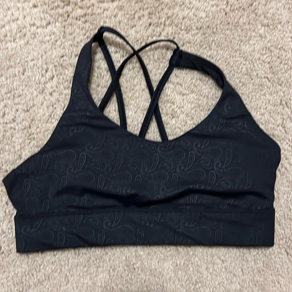 Black Zyia sports bra